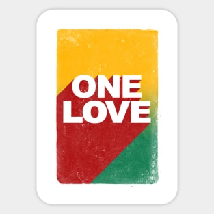 One love Sticker